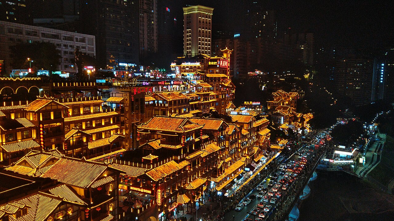 Chongqing at night